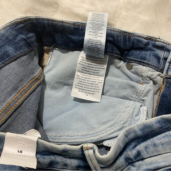 NWT Good American Good Waist Crop High Waist Raw Hem Stretch Jeans 16 - Picture 9 of 14